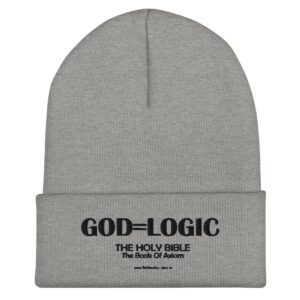 GOD = LOGIC Cuffed Beanie