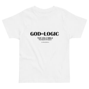 GOD = LOGIC Toddler jersey t-shirt